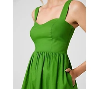 French Connection Women's Sleeveless Sweetheart Neck Dress