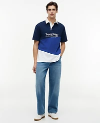 Tommy Hilfiger Men's Graphic Color-Block Polo Shirt