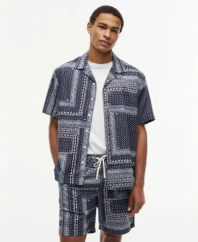 Tommy Hilfiger Men's Bandana Print Shirt
