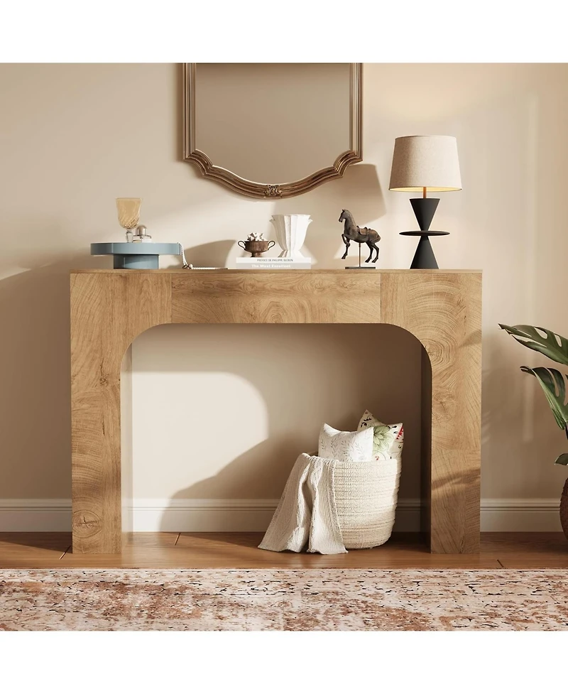 gaomon 47 Inch Long Console Table for Entryway,Slim Narrow Entrance Tables,Foyer Accent,Hallway Table,Farmhouse Wood Sofa Table