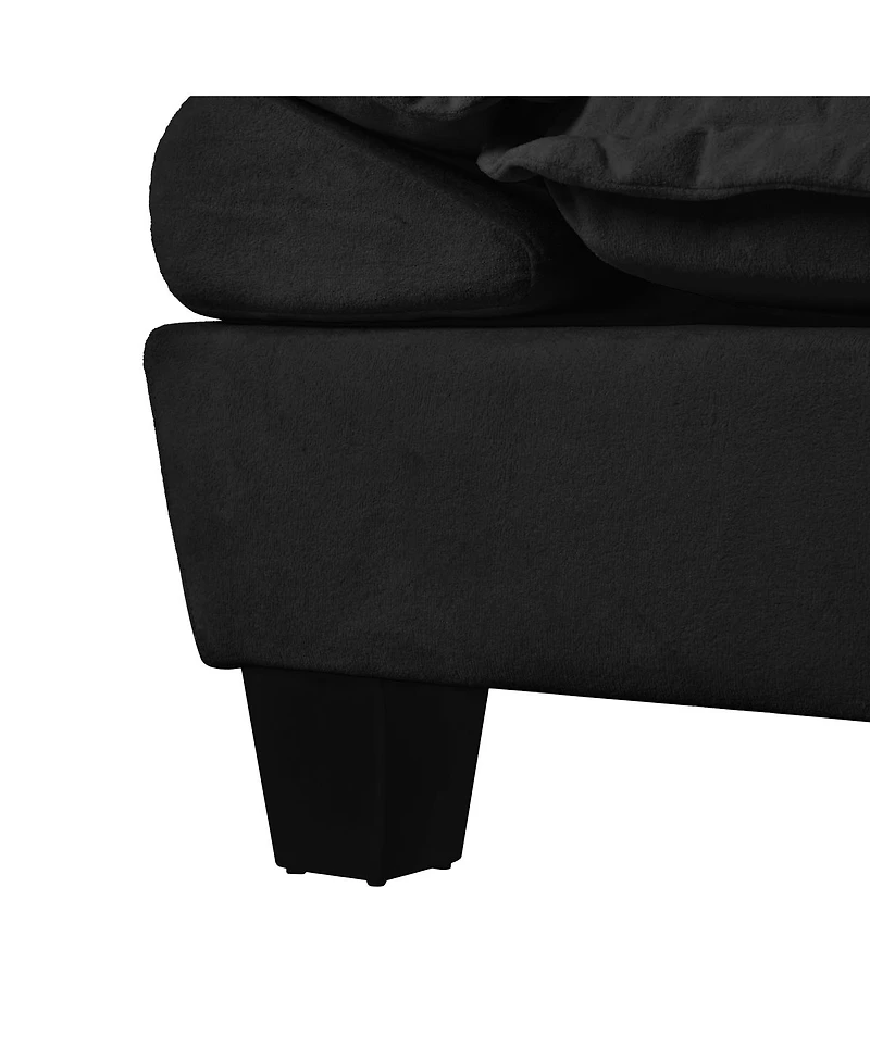 Streamdale Furniture Modular Sectional Sofa with Ottomans and Pillows