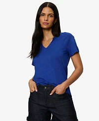 Sanctuary Petite Short-Sleeve V-Neck T-Shirt