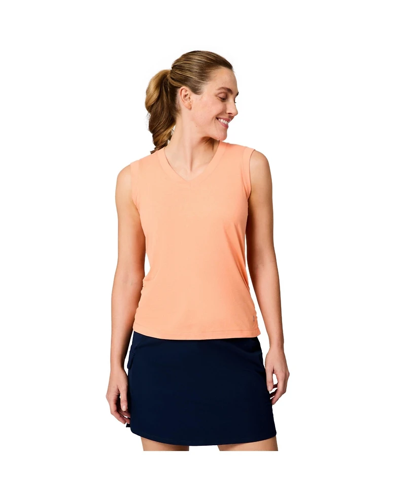 Free Country Women's Microtech Chill V-Neck Tank Top