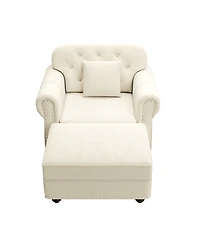 Streamdale Furniture Chesterfield Sofa with Nailhead Trim