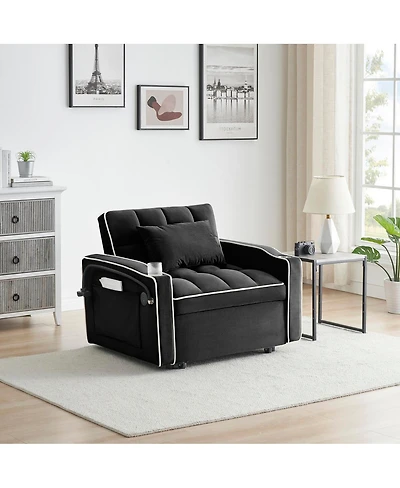Streamdale Furniture Versatile Foldable Sofa Bed, 3 Lengths