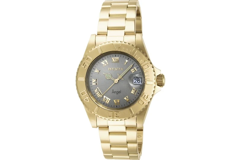 Invicta Women's 14366 Angel Quartz 3 Hand Light Grey Dial Watch