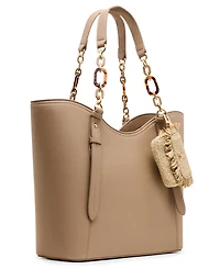 Anne Klein Medium Tortoise Chain Tote Handbag