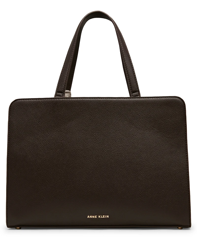 Anne Klein Medium Triple Compartment Tote Handbag