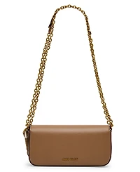 Anne Klein Small Horse Bit Flap Shoulder Handbag