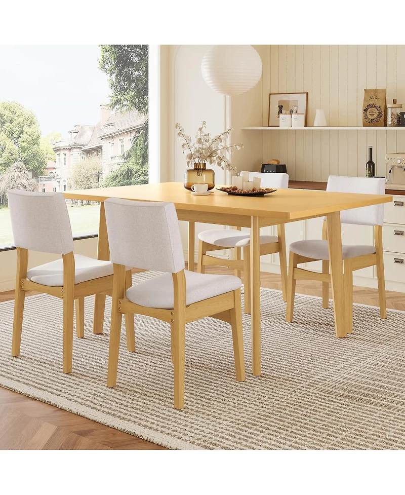 Streamdale Furniture 60 Inch Rustic Farmhouse Modern Minimalist