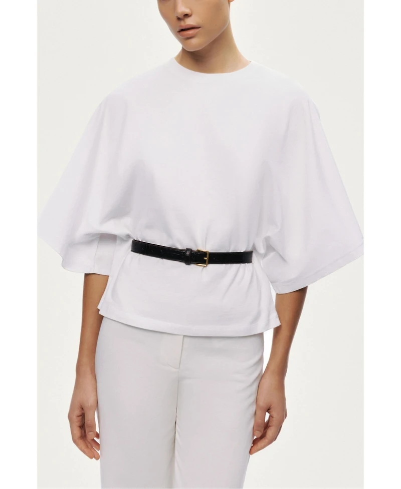 Nocturne Women's Belted Oversized T-Shirt