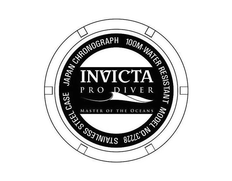 invicta Men's 37228 Pro Diver Quartz Chronograph Dial Watch