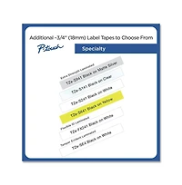 Brother P-Touch TZES641 0.7 in. x 26.2 ft. TZe Standard Adhesive Laminated Labeling Tape