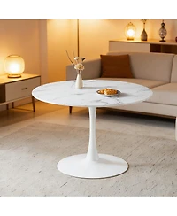 Streamdale Furniture Marble Tulip Dining Table
