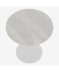 Streamdale Furniture Mid-Century Modern Round Marble Coffee Table
