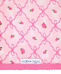 Max & Olivia Baby Reversible Floral Printed Blanket