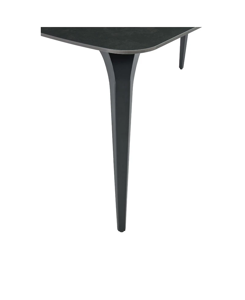 Streamdale Furniture Vic Dark Sintered Stone Dining Table