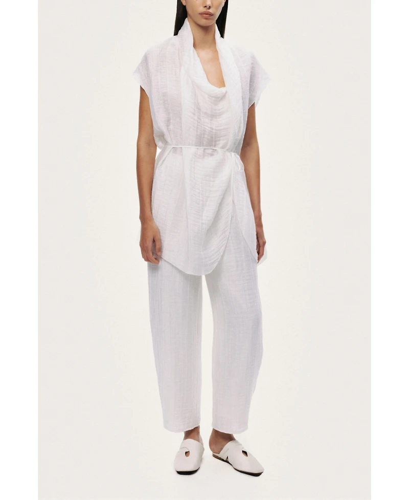 Nocturne Women's Relaxed Linen Pants