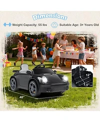 Slickblue Ride-On Car for Kids, Licensed with Remote Control and Music