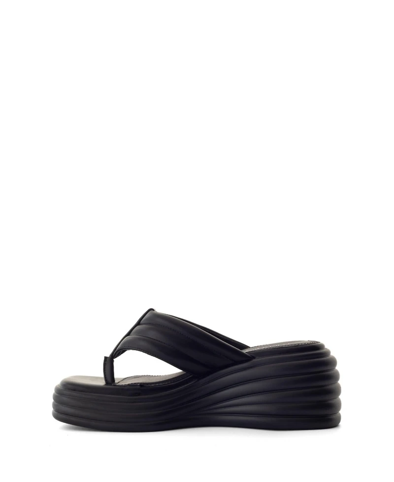 Therapy Australia Women's Flames Square Toe Wide Wedge Sandal