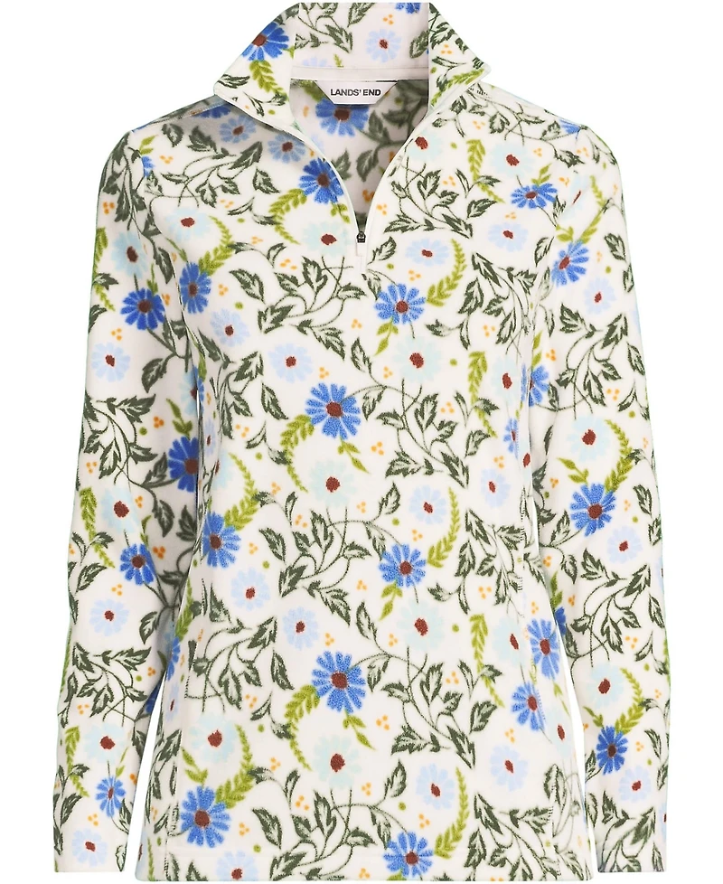 Lands' End Women's Tall Anyweather Fleece Quarter Zip Pullover