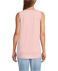 Lands' End Women's Tall Supima Cotton Tunic Tank Top