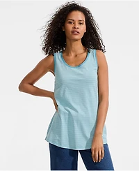 Lands' End Women's Tall Supima Cotton Tunic Tank Top