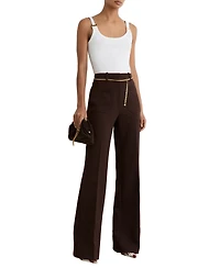 Reiss Women's Stretch-Cotton Hardware-Detail Vest