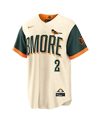 Nike Men's Gunnar Henderson Natural Baltimore Orioles 2026 City Connect Stadium Jersey
