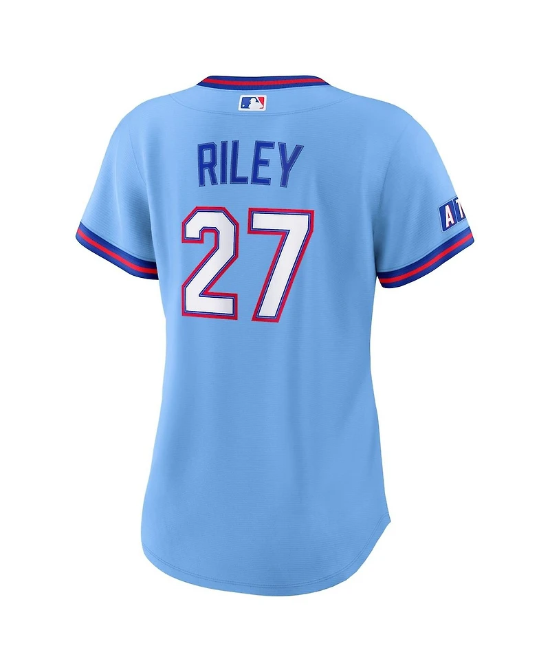 Nike Women's Austin Riley Powder Blue Atlanta Braves 2026 City Connect Stadium Jersey