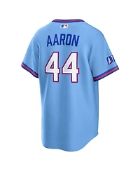 Nike Men's Hank Aaron Powder Blue Atlanta Braves 2026 City Connect Stadium Jersey