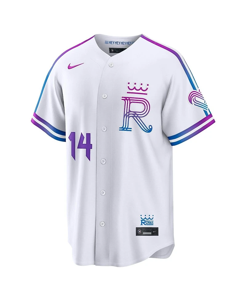 Nike Men's Jac Caglianone White Kansas City Royals 2026 Connect Stadium Jersey