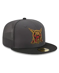New Era Men's Gold/Black Pittsburgh Pirates 2026 City Connect Batting Practice 59FIFTY Fitted Hat
