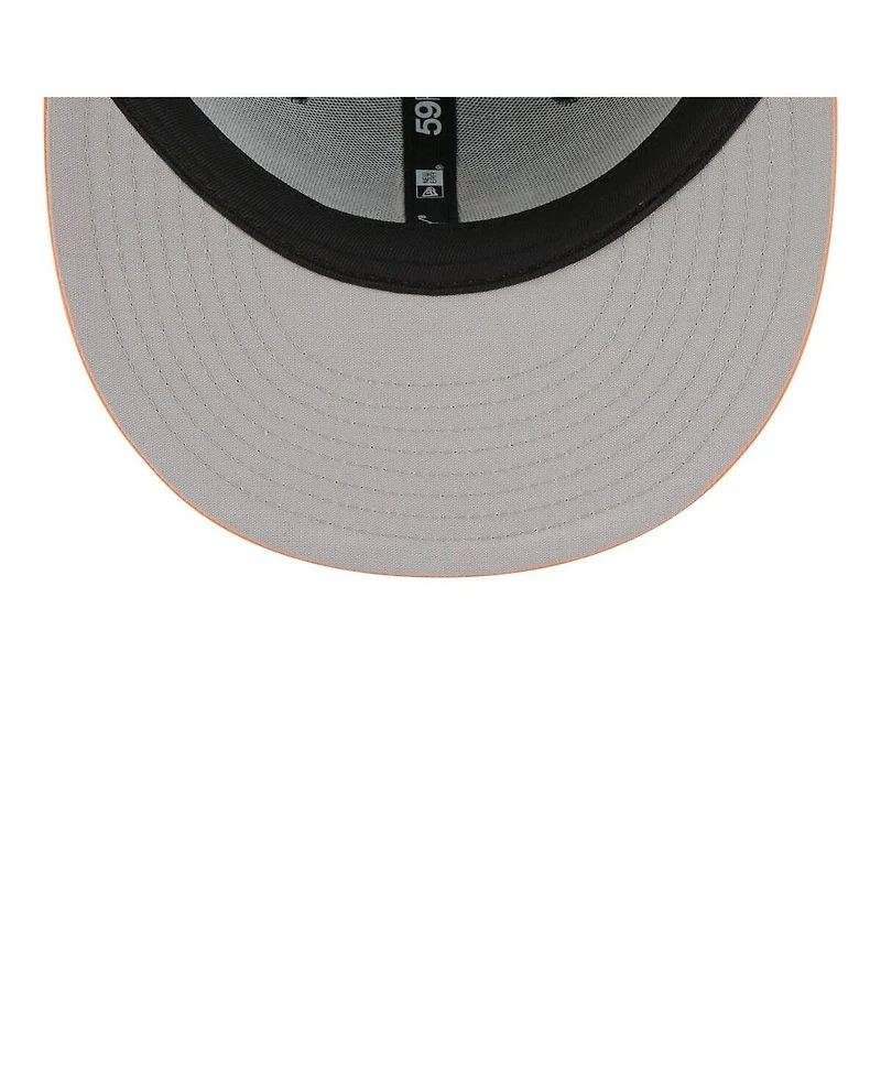 New Era Men's Dark Green/Orange Baltimore Orioles 2026 City Connect Batting Practice 59FIFTY Fitted Hat