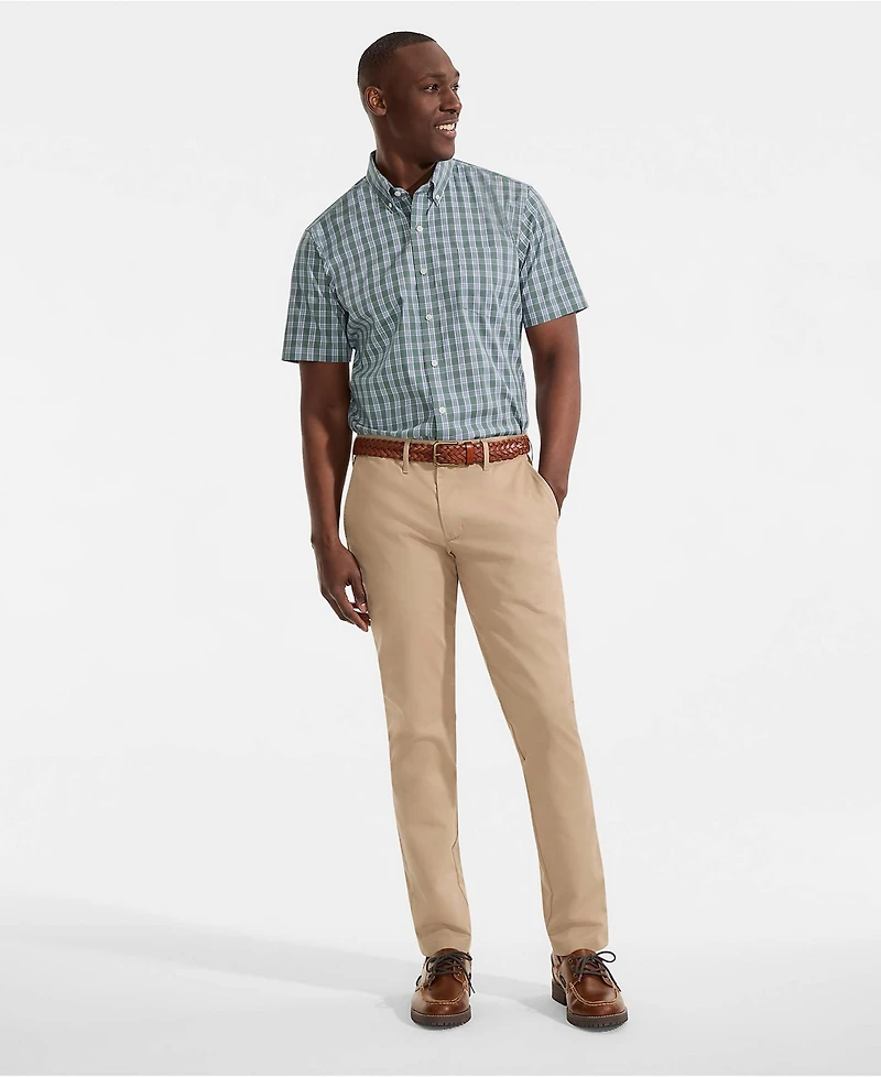 Lands' End Big & Tall Short Sleeve Travel Kit Shirt