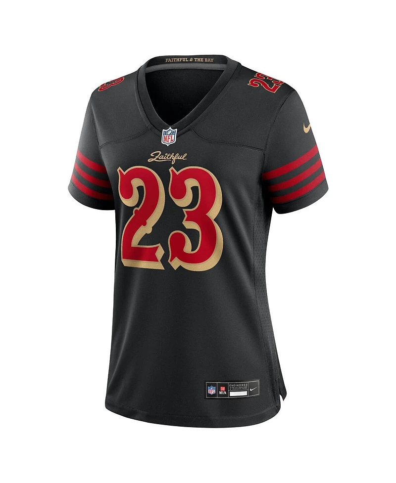 Nike Women'sChristian McCaffrey Black San Francisco 49ers 2025 Rivalries Collection Game Jersey