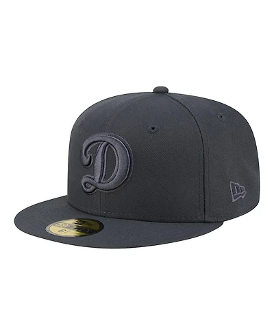 New Era Men's Charcoal Los Angeles Dodgers Color Pack 59FIFTY Fitted Hat