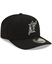 New Era Men's Black Florida Marlins Player Replica 9SEVENTY Adjustable Hat