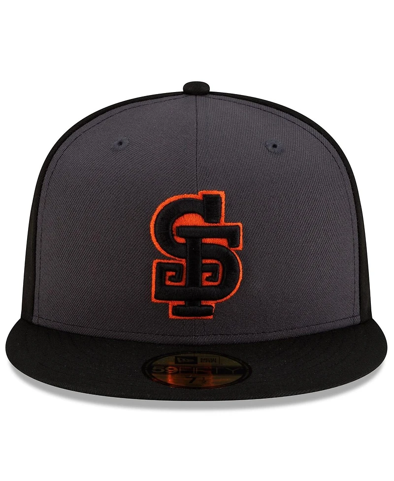 New Era Men's Gray/Black San Francisco Giants Authentic Collection Alternate 59FIFTY Fitted Hat