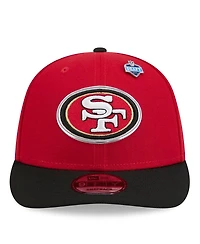 New Era Men's Scarlet/Black San Francisco 49ers 2026 Nfl Draft On Stage Pre-Curved 9FIFTY Snapback Hat
