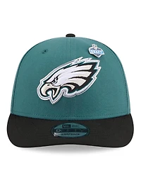 New Era Men's Midnight Green/Black Philadelphia Eagles 2026 Nfl Draft On Stage Pre-Curved 9FIFTY Snapback Hat