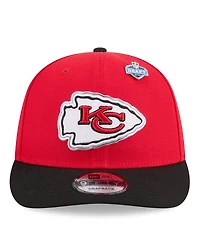 New Era Men's Red/Black Kansas City Chiefs 2026 Nfl Draft On Stage Pre-Curved 9FIFTY Snapback Hat