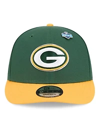 New Era Men's Green/Gold Green Bay Packers 2026 Nfl Draft On Stage Pre-Curved 9FIFTY Snapback Hat
