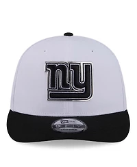 New Era Men's White/Black New York Giants 2026 Nfl Draft Pre-Curved 9FIFTY Snapback Hat