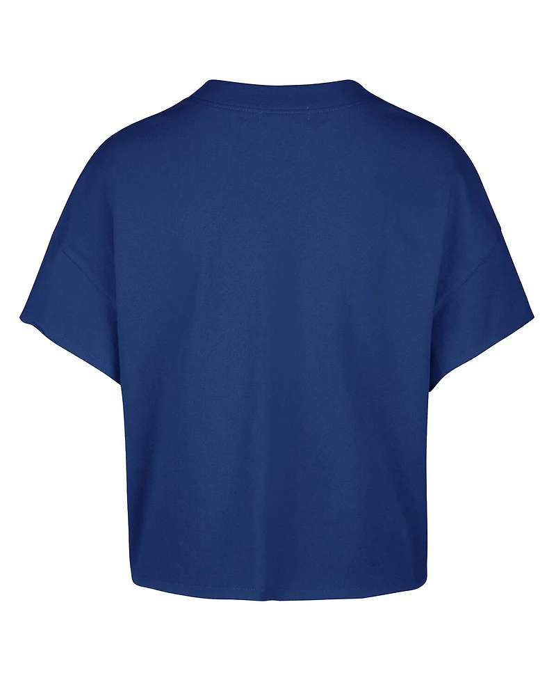 Stoney Clover Lane Women's Royal Los Angeles Dodgers Oversized Notch Neck T-Shirt