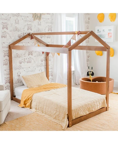 Max & Lily Twin Low House Bed Frame