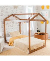 Max & Lily Twin Low House Bed Frame