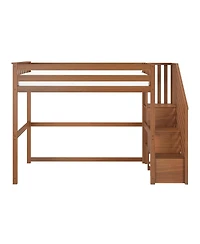Max & Lily Classic Twin High Loft with Staircase