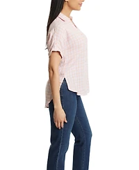 Gloria Vanderbilt Women's Demi Short-Sleeve Shirt