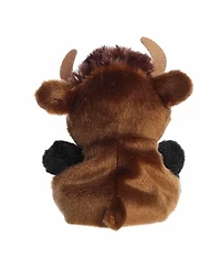 Aurora Mini Billy Bison Palm Pals Adorable Plush Toy Brown 4"
